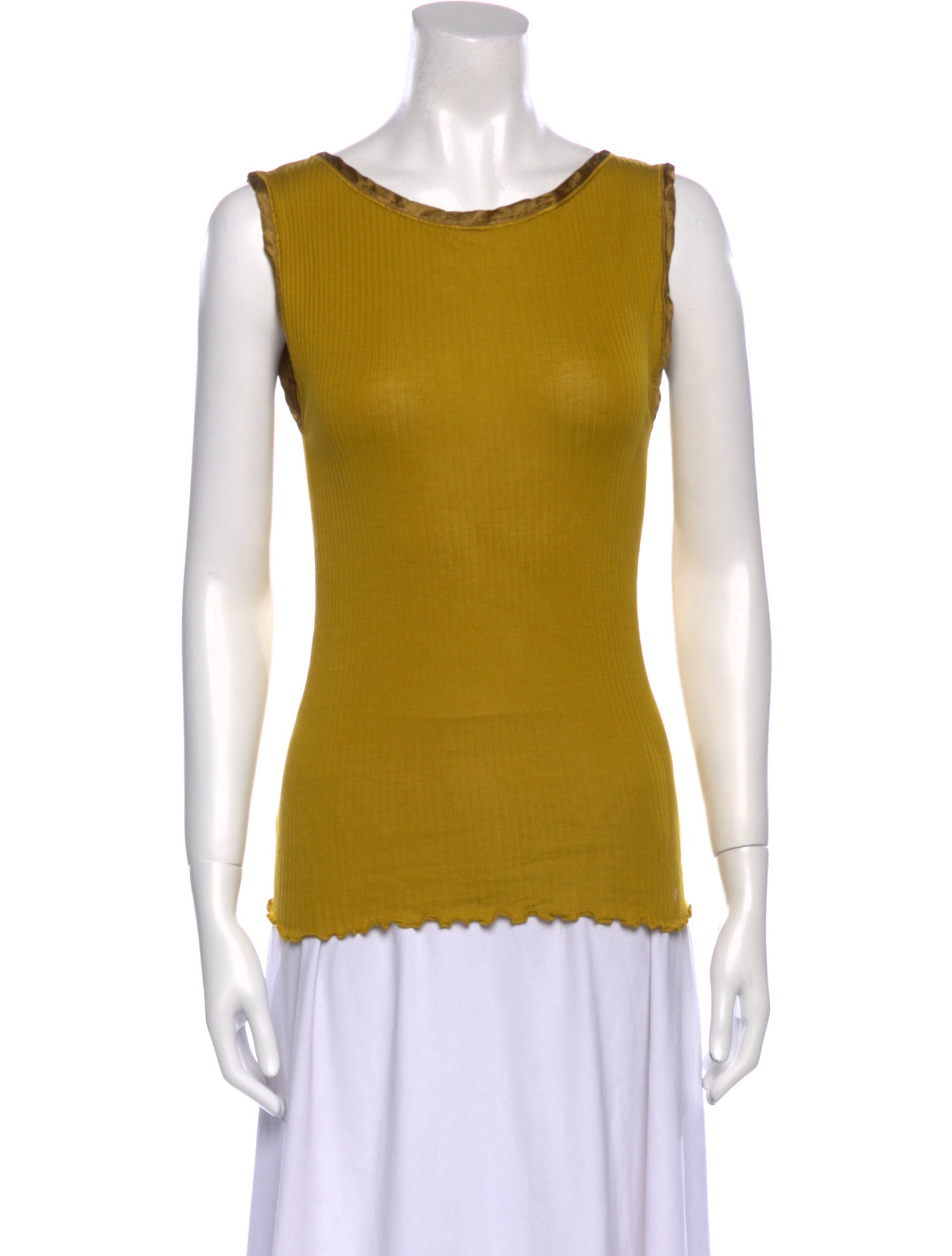 Moschino Virgin Wool Scoop Neck Top