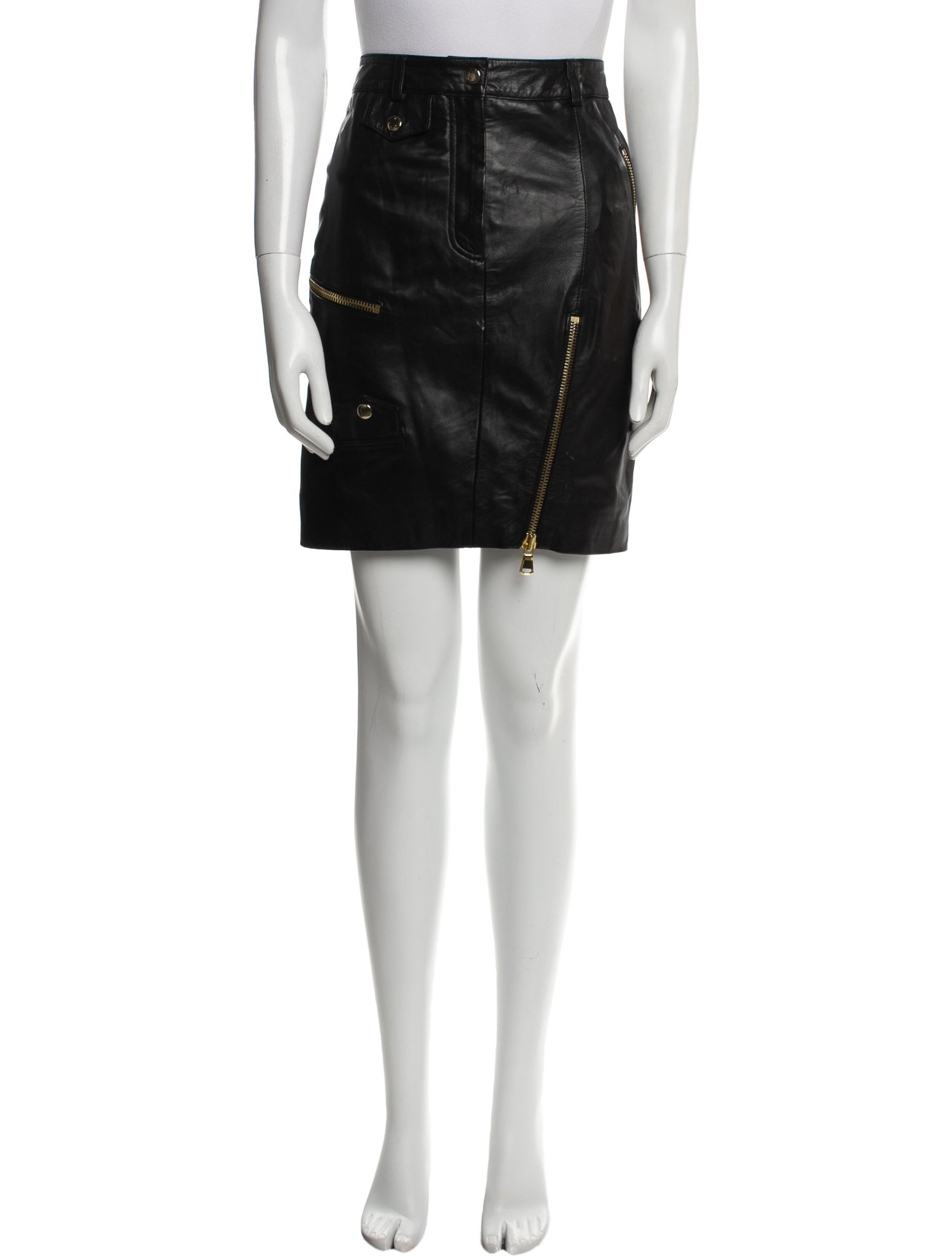 Moschino Shearling Mini Skirt