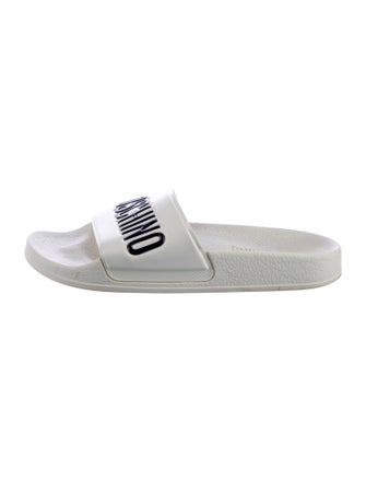 Moschino Rubber Printed Slides
