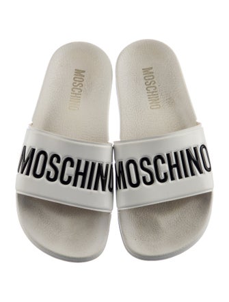 Moschino Rubber Printed Slides