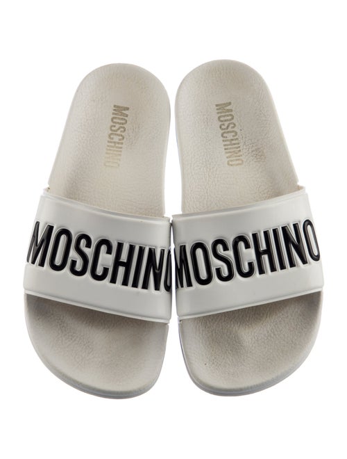 Moschino Rubber Printed Slides