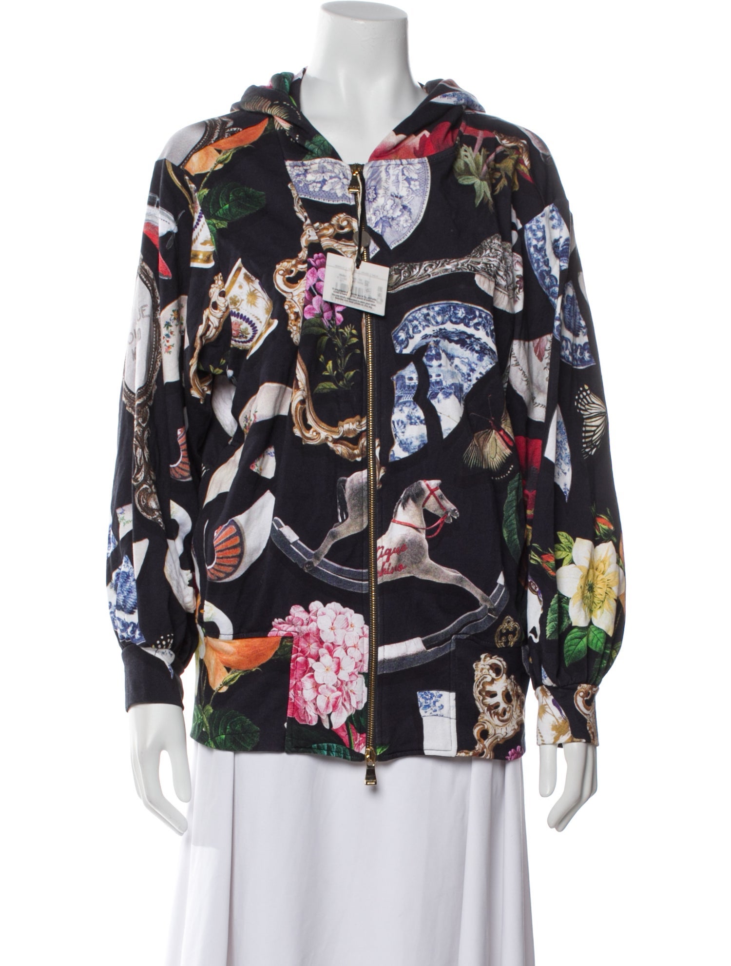 Boutique Moschino Floral Print Evening Jacket