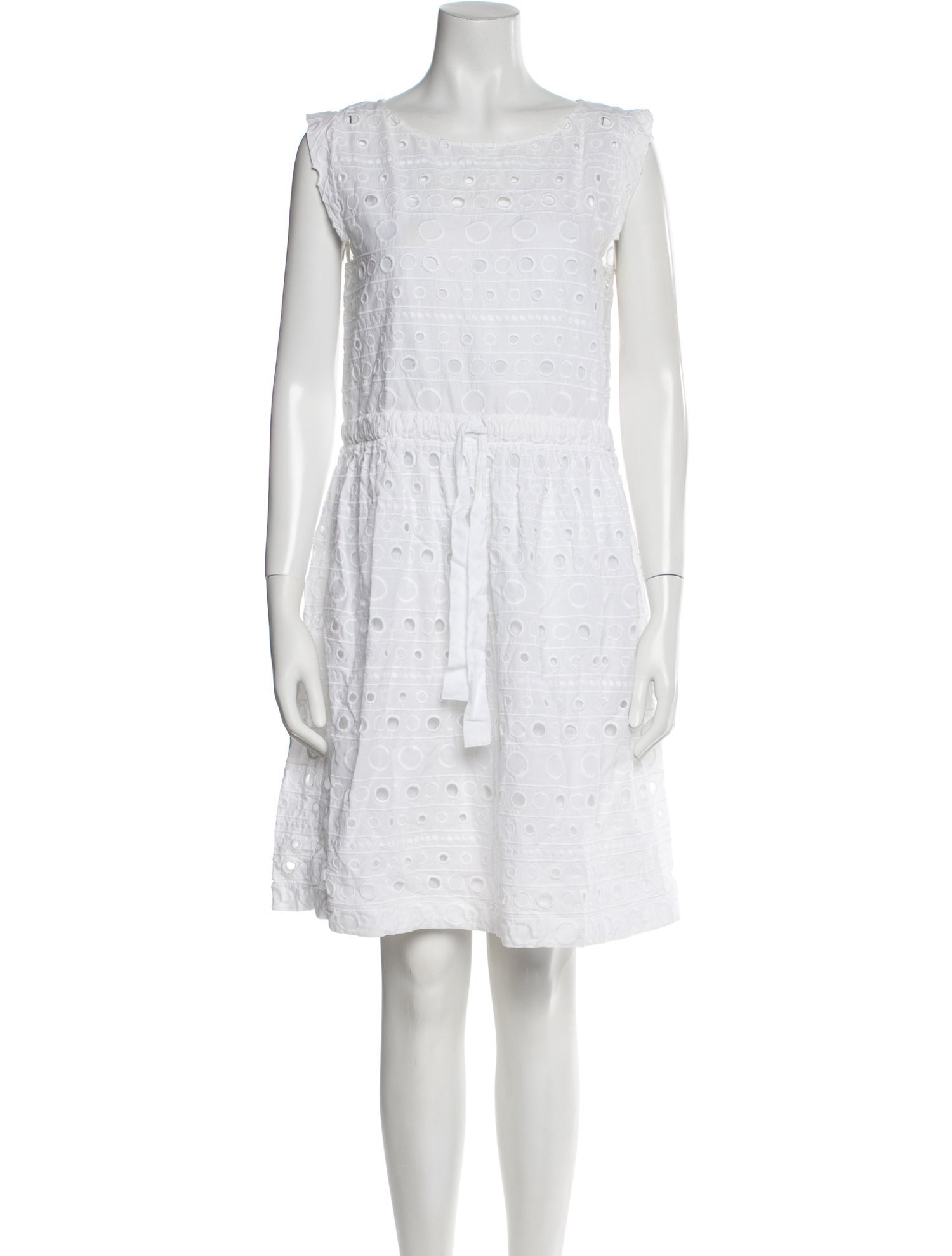 Boutique Moschino Bateau Neckline Mini Dress