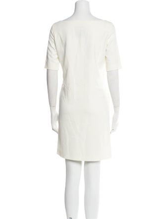 Moschino Bateau Neckline Mini Dress