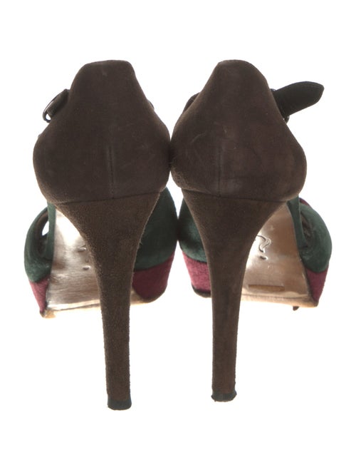 Moschino Suede Slides