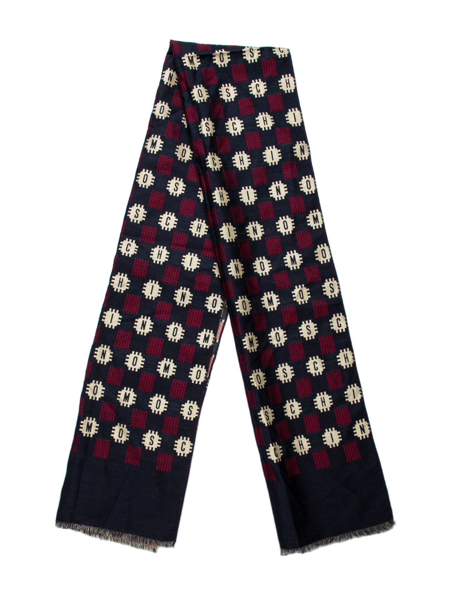 Moschino Silk Printed Scarf