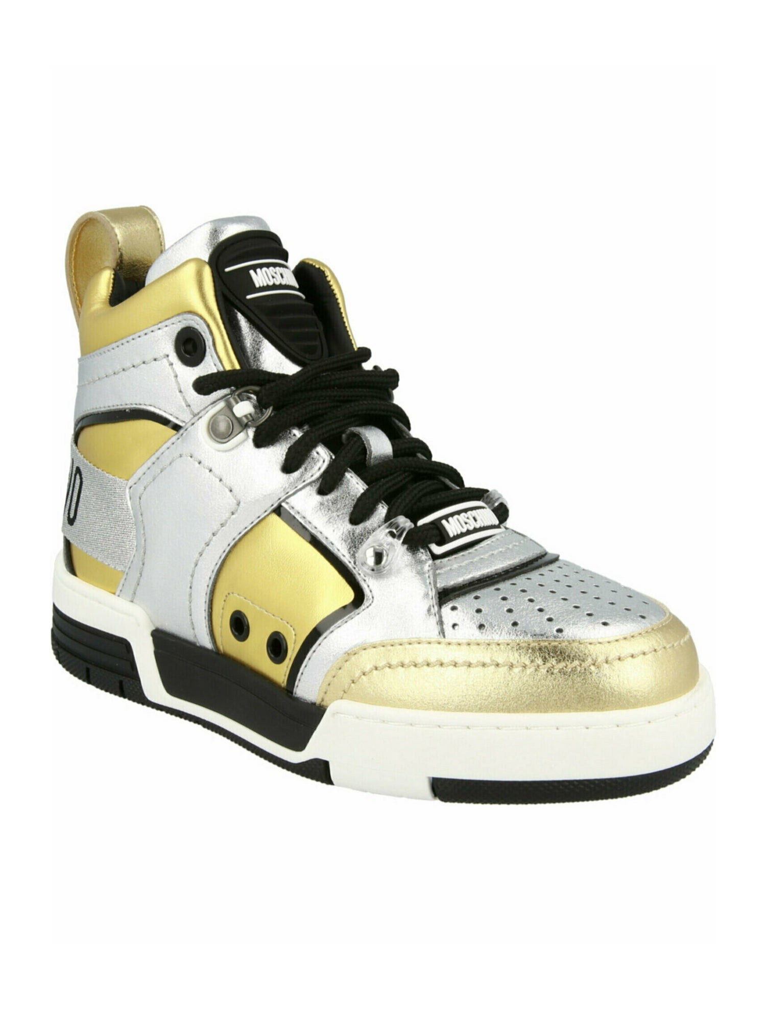 Moschino Colorblock Pattern Sneakers w/ Tags