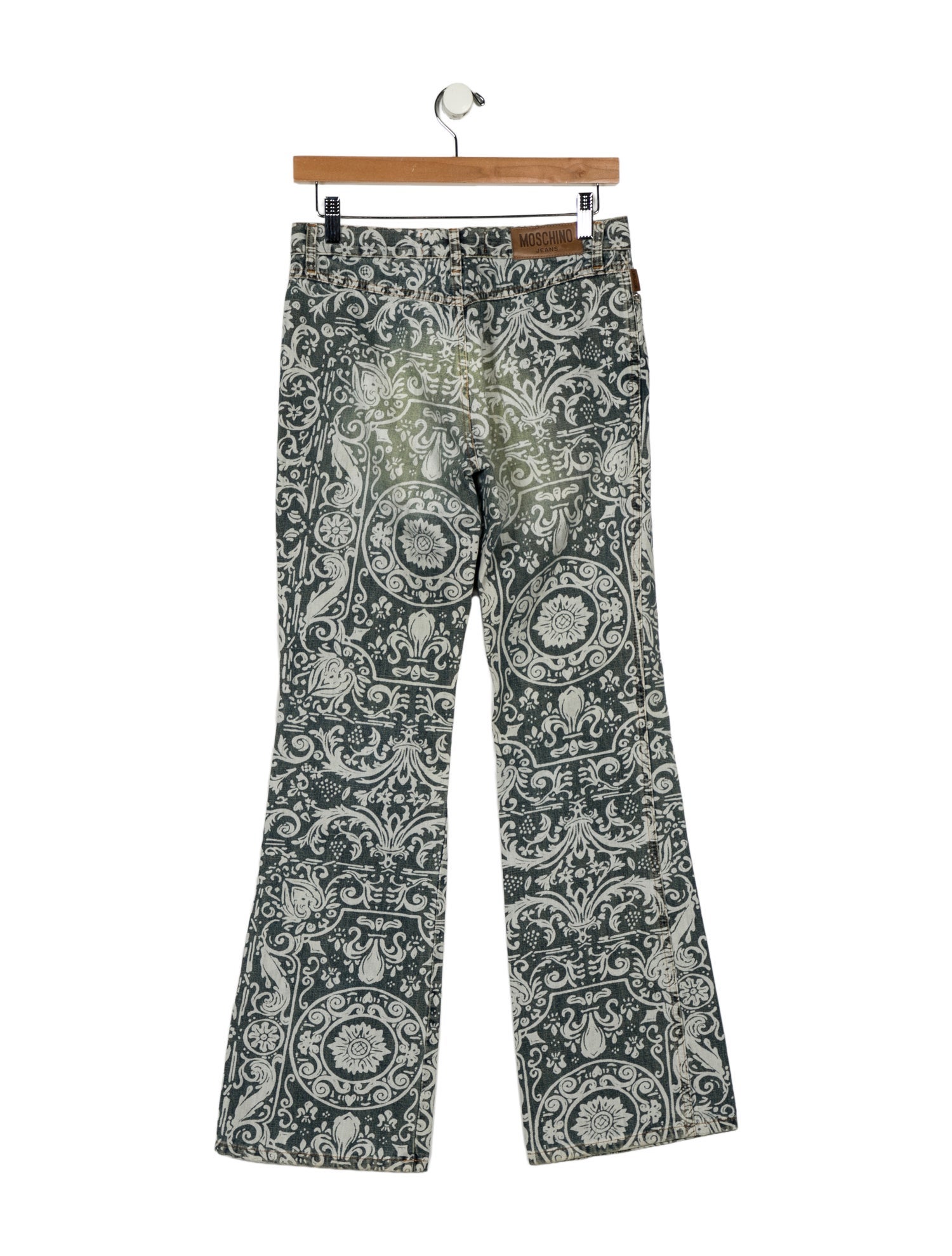 Moschino Mid-Rise Wide Leg Jeans