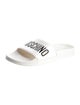 Moschino Rubber Graphic Print Slides