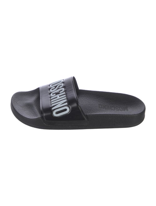 Moschino Rubber Printed Slides