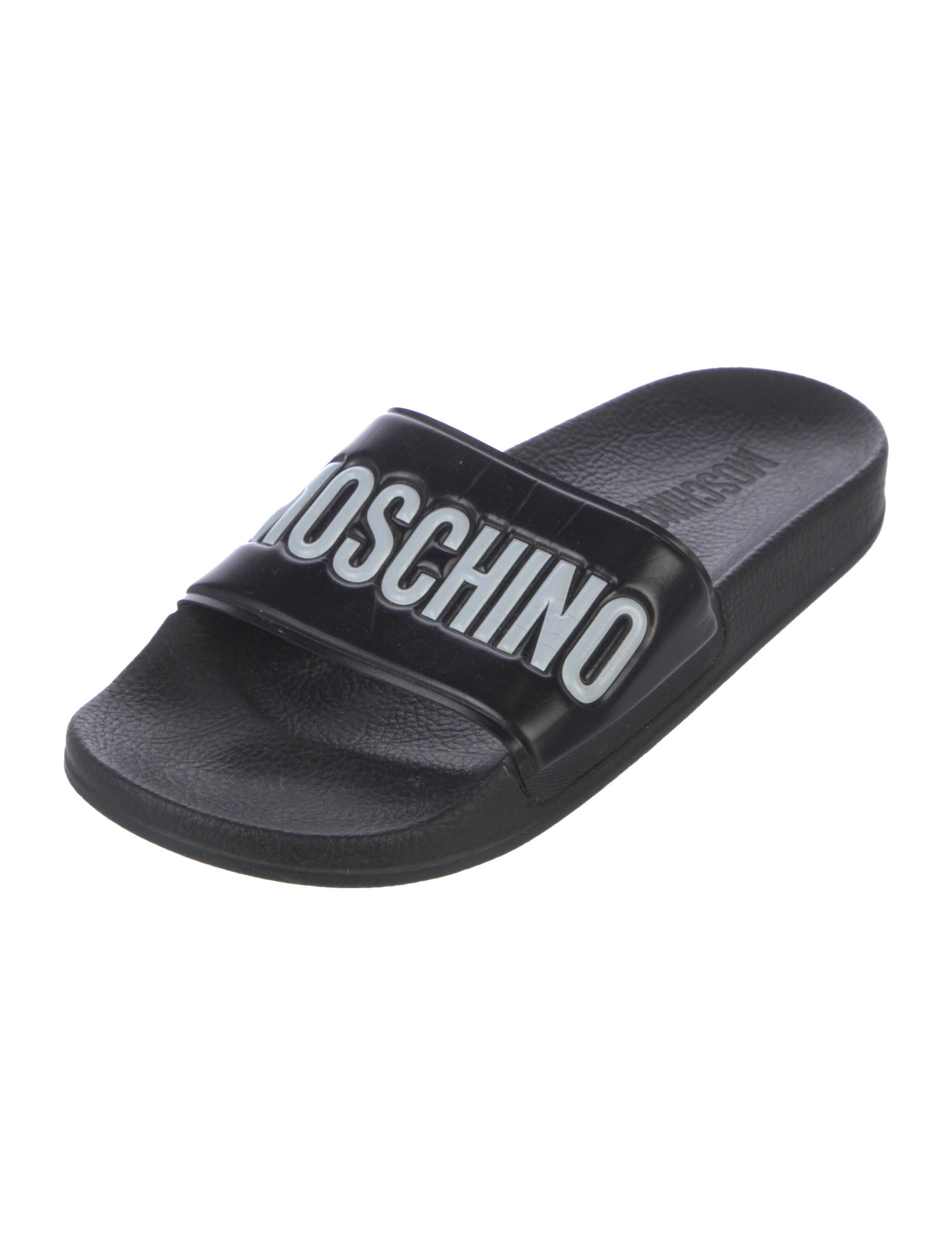 Moschino Rubber Printed Slides