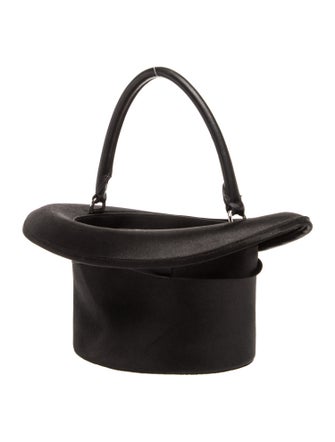 Moschino Satin Top Handle Bag