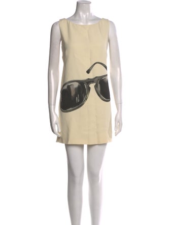 Moschino Printed Mini Dress