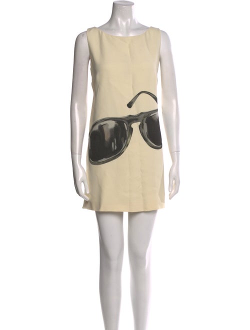 Moschino Printed Mini Dress