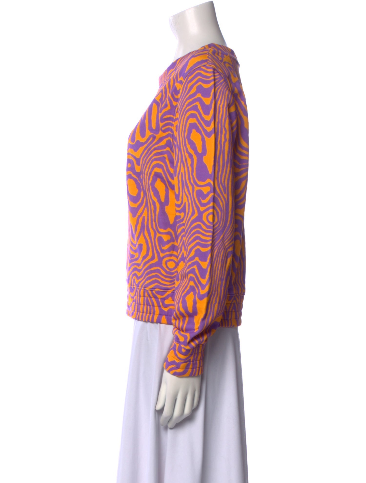 Moschino Printed Crew Neck Sweatshirt