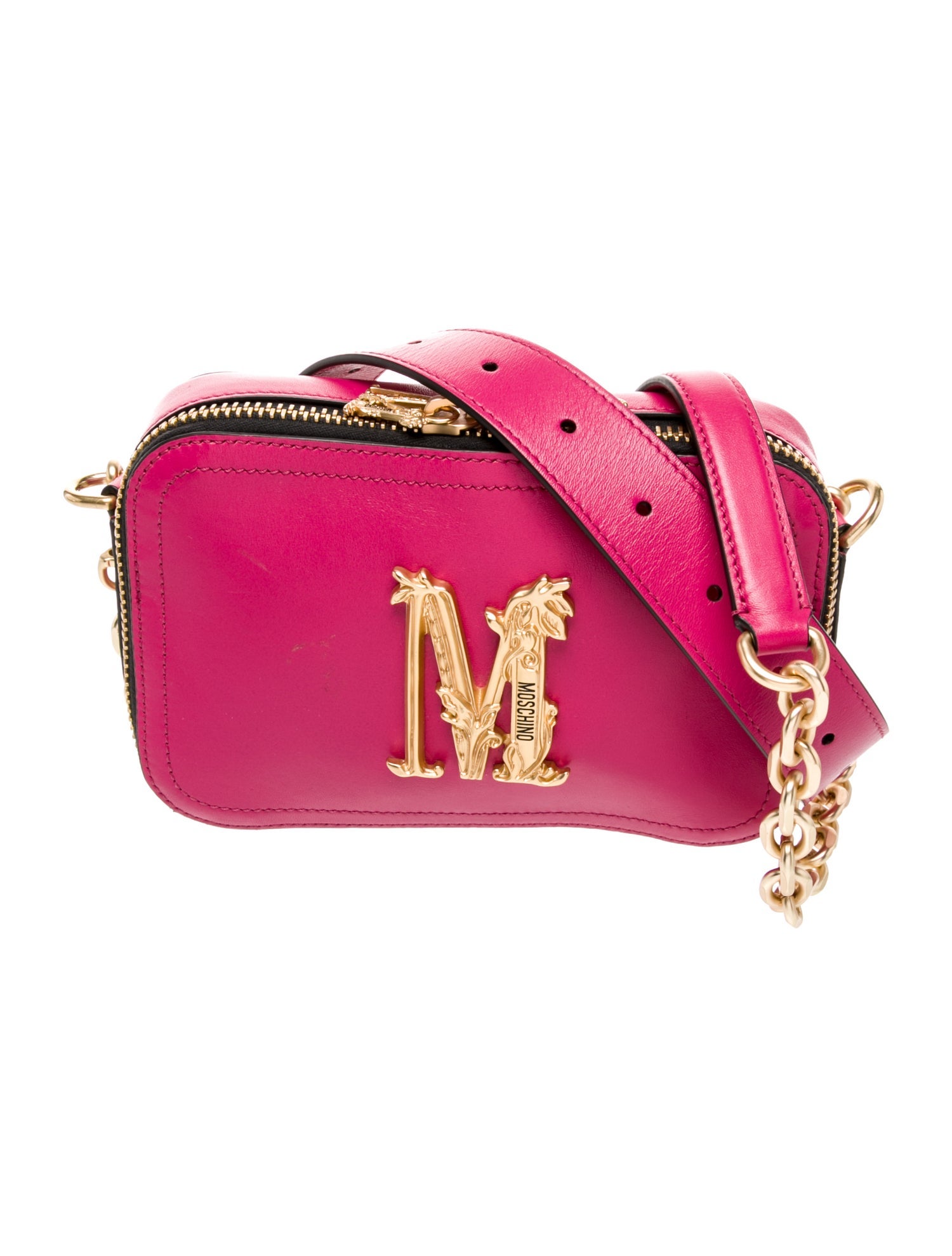 Moschino Leather Crossbody Bag
