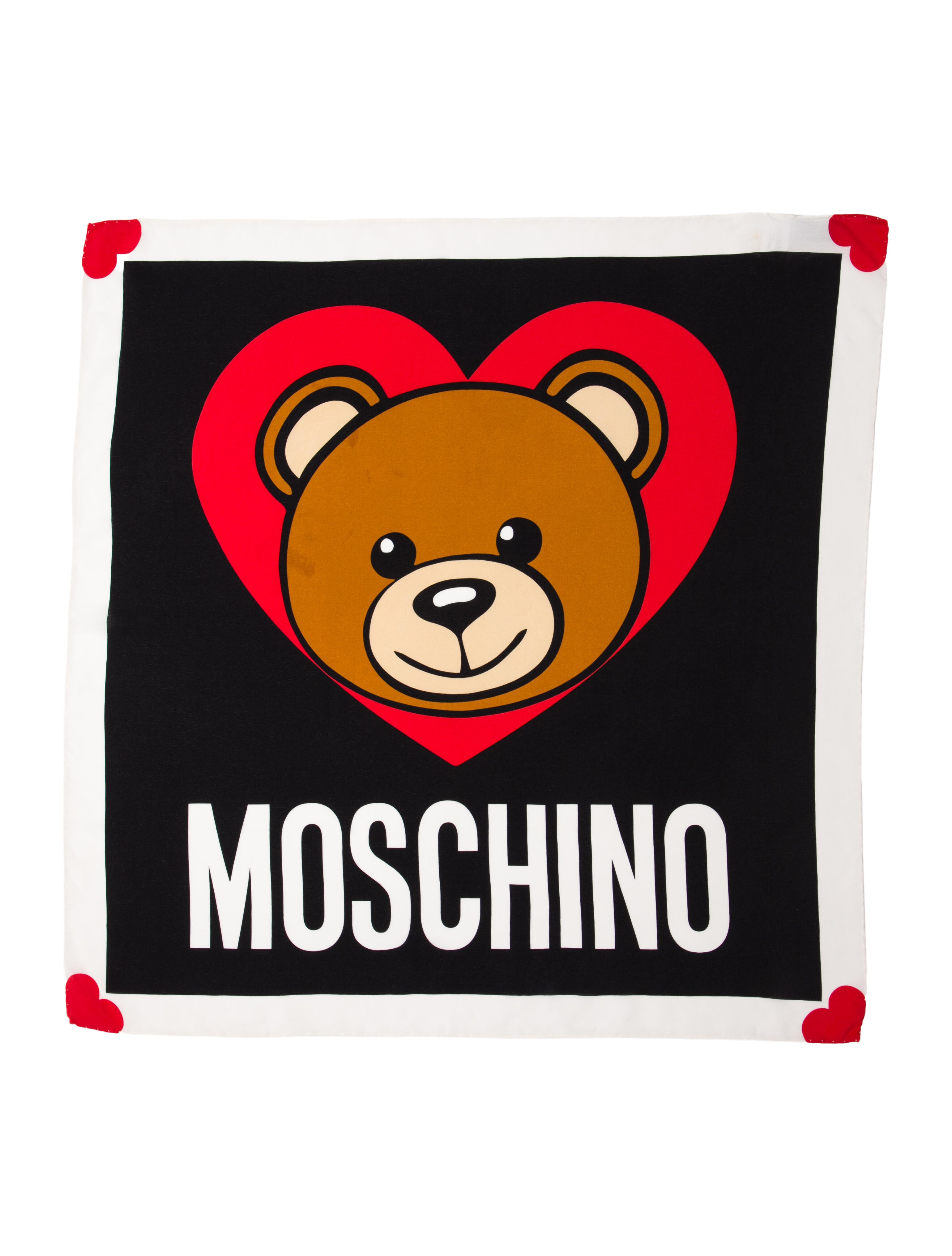 Moschino Silk Printed Scarf