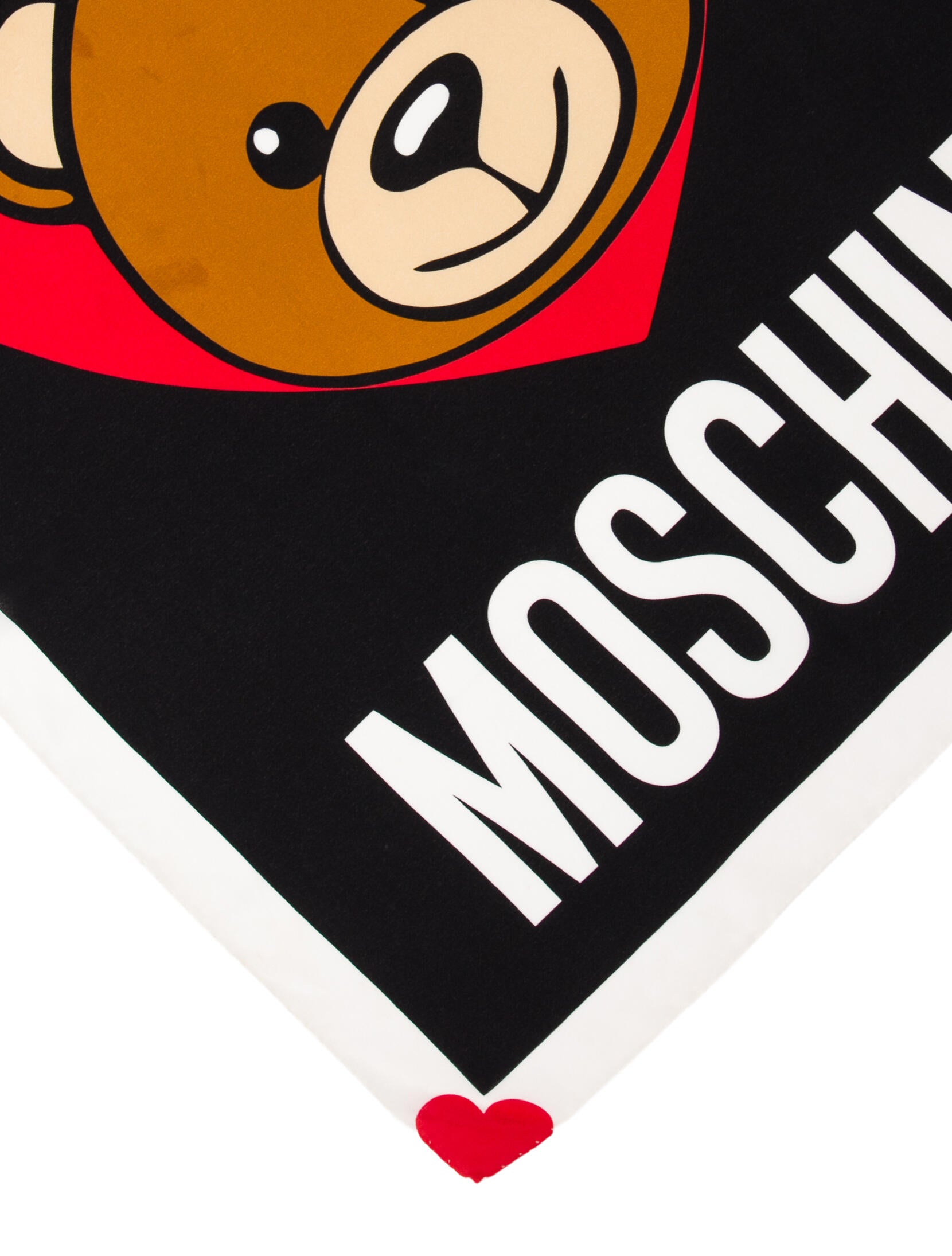 Moschino Silk Printed Scarf