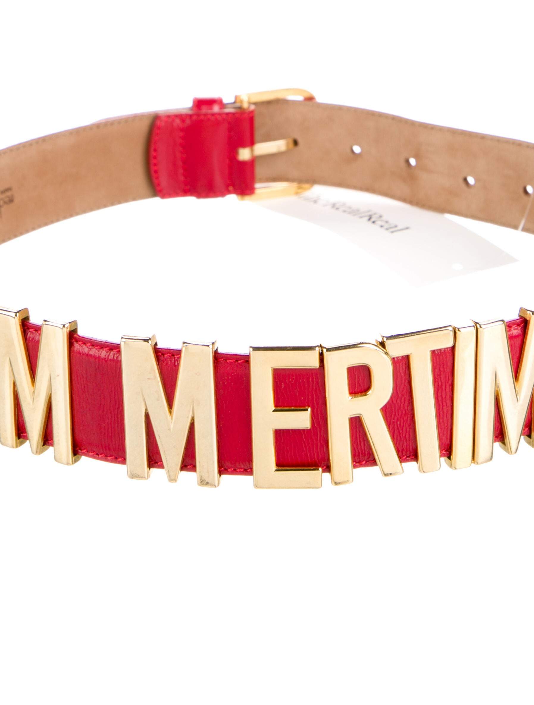 Moschino Leather Belt