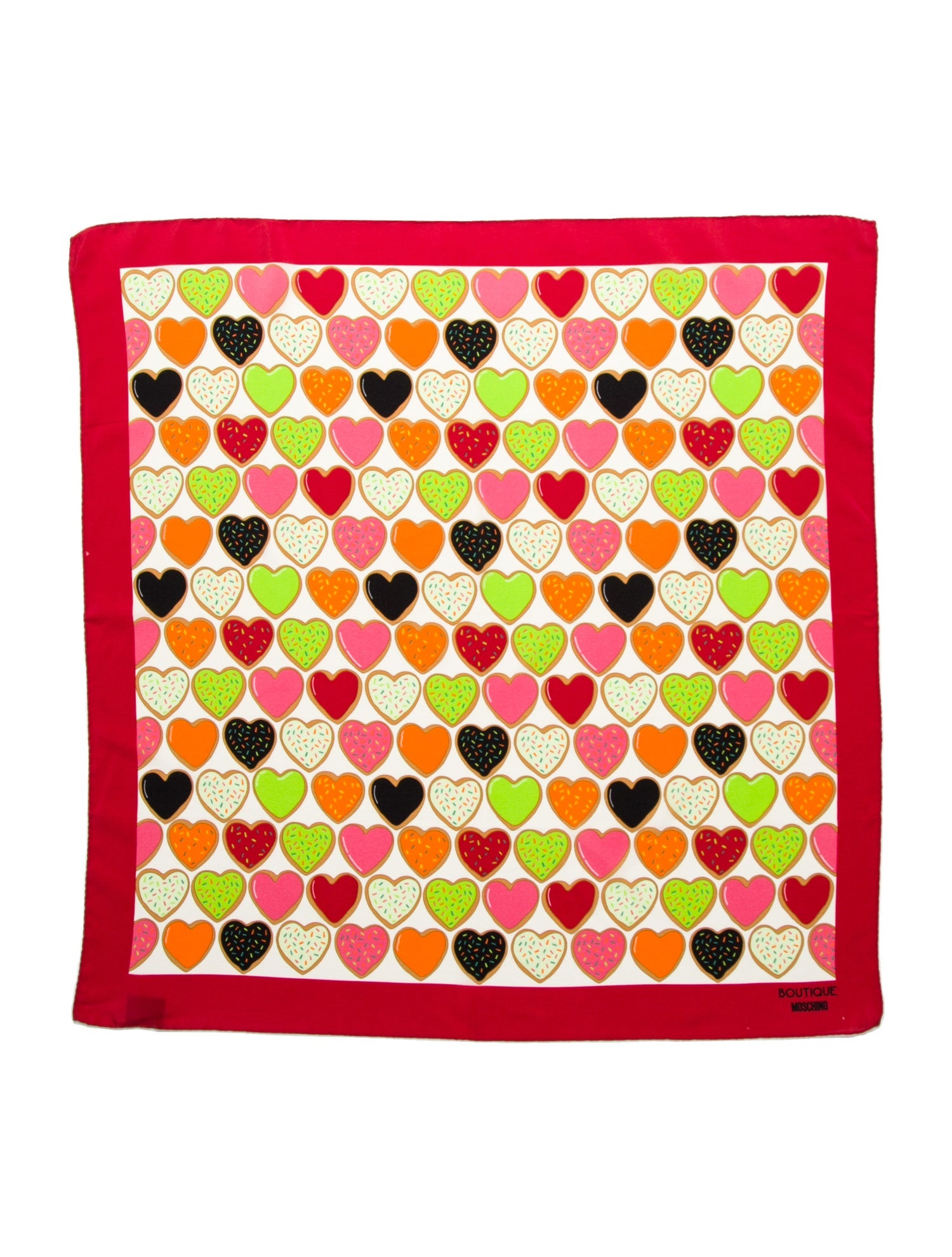 Moschino Silk Printed Scarf