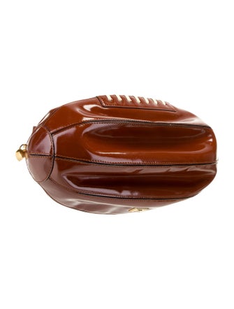 Moschino Patent Leather Top Handle Bag