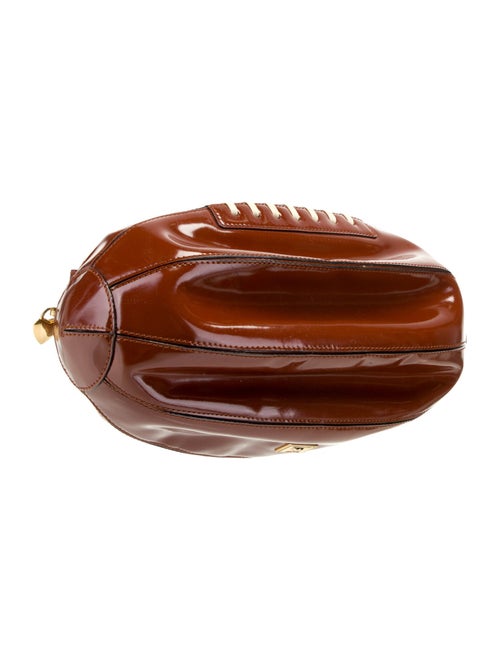 Moschino Patent Leather Top Handle Bag