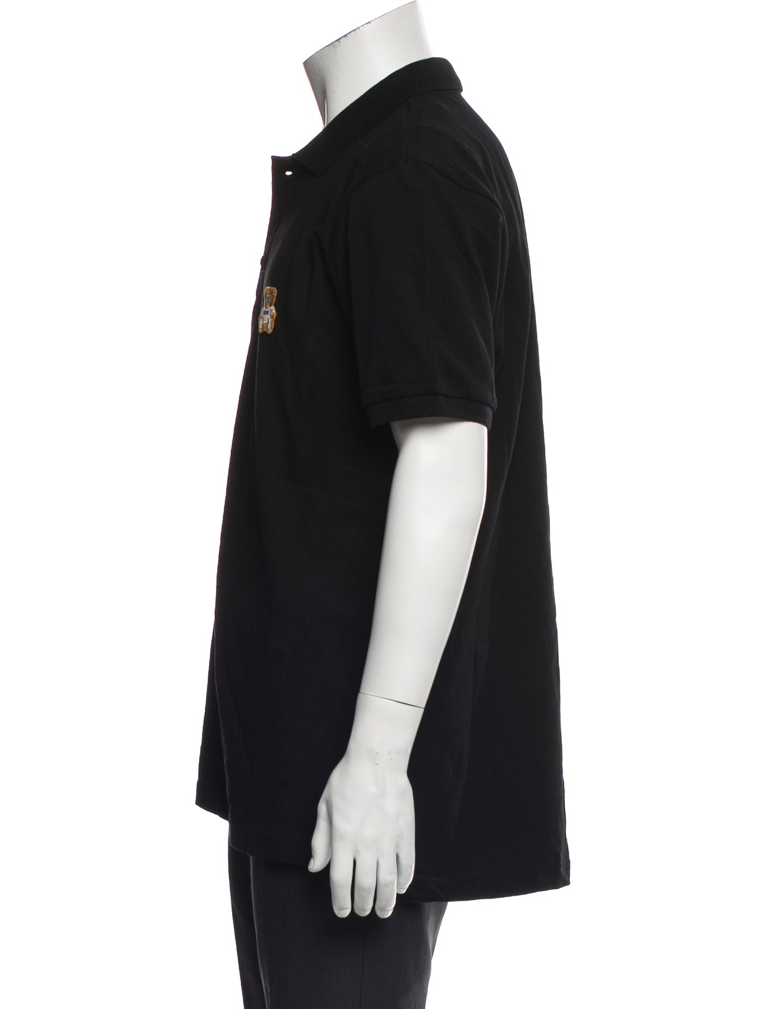 Moschino Crew Neck Short Sleeve Henley w/ Tags