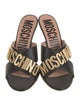 Moschino Leather Slides