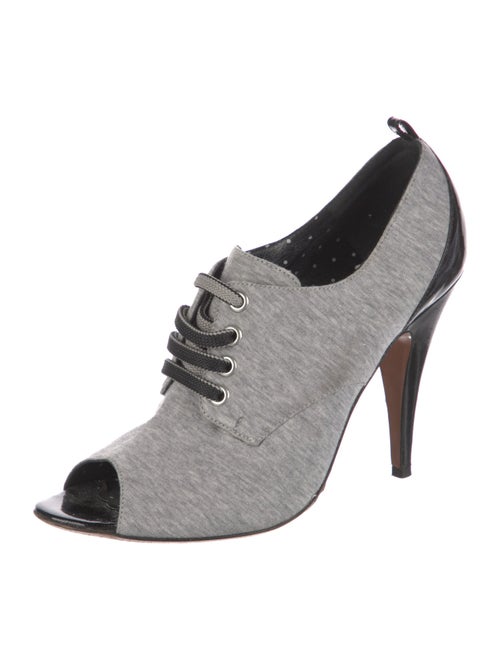 Moschino Colorblock Pattern Pumps