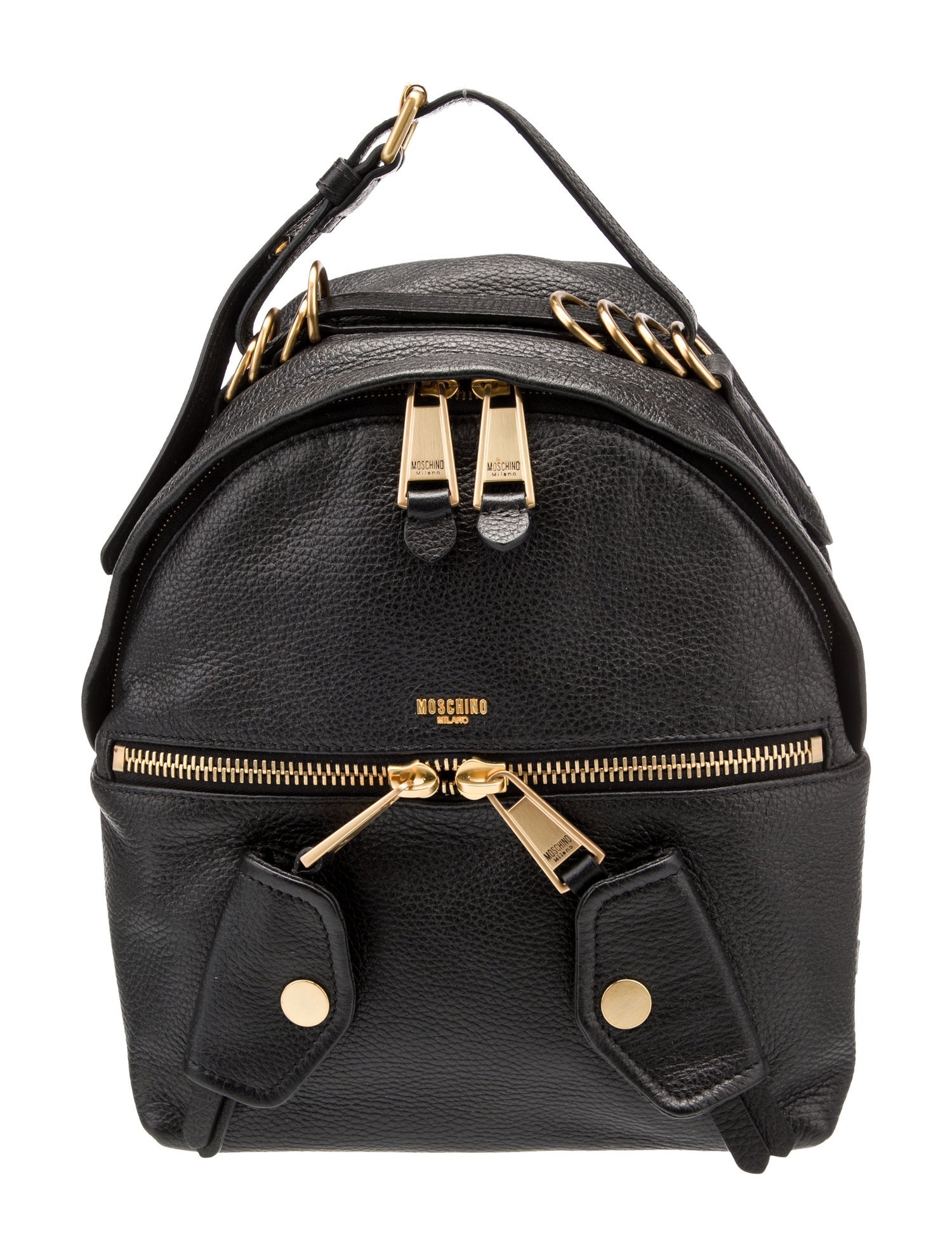 Moschino Leather Backpack
