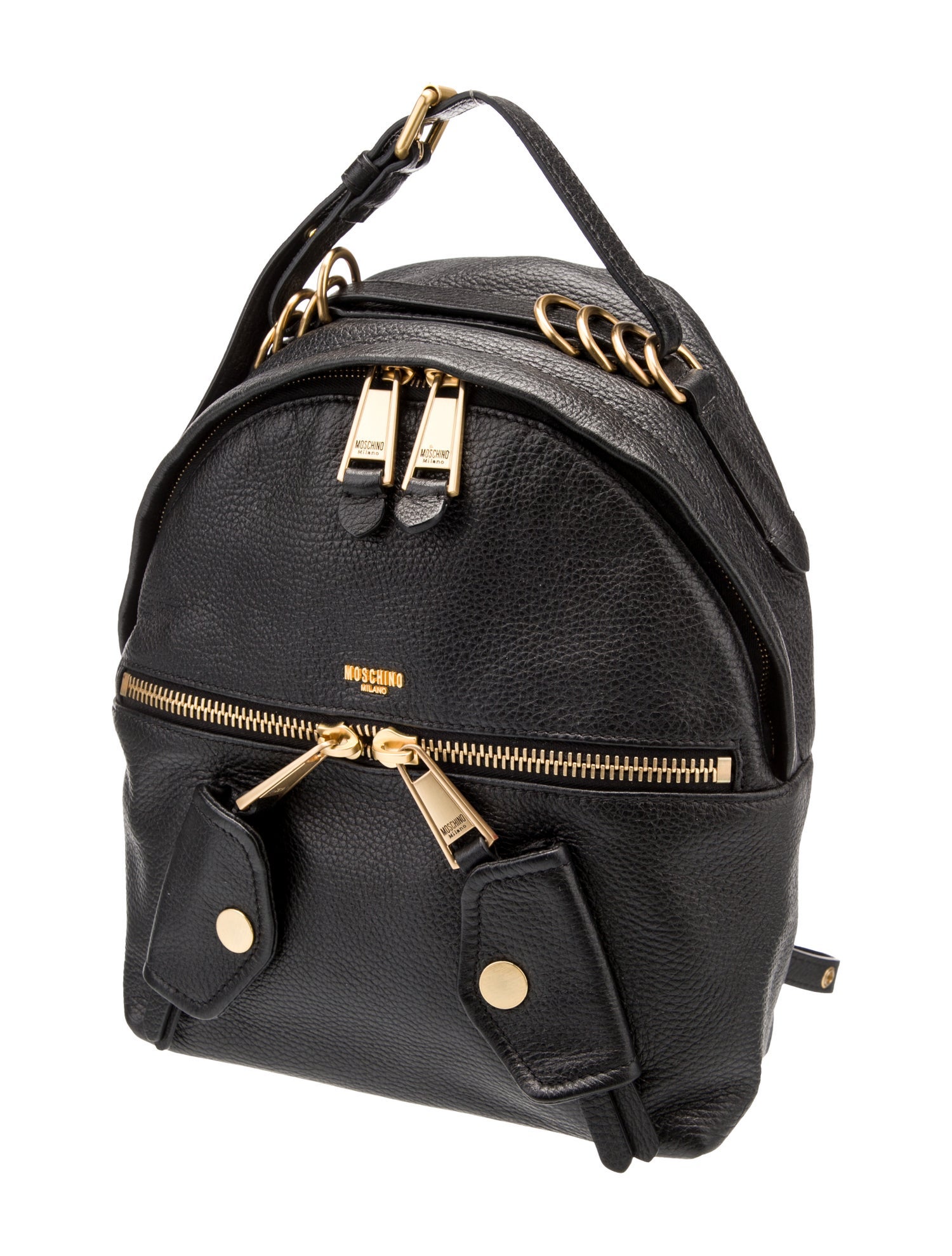 Moschino Leather Backpack