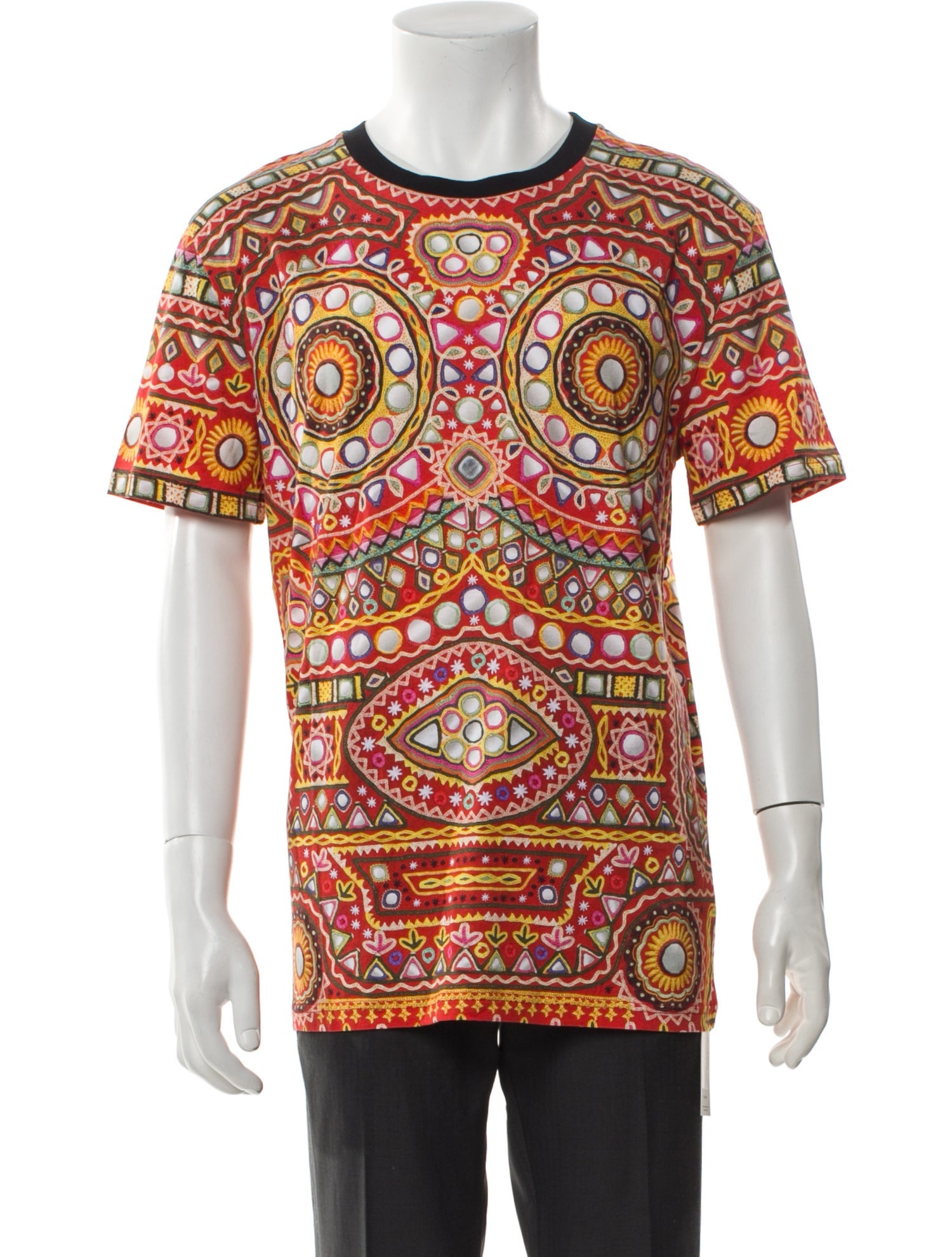 Moschino Couture Printed Crew Neck T-Shirt w/ Tags