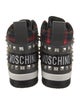 Moschino Leather Printed Sneakers