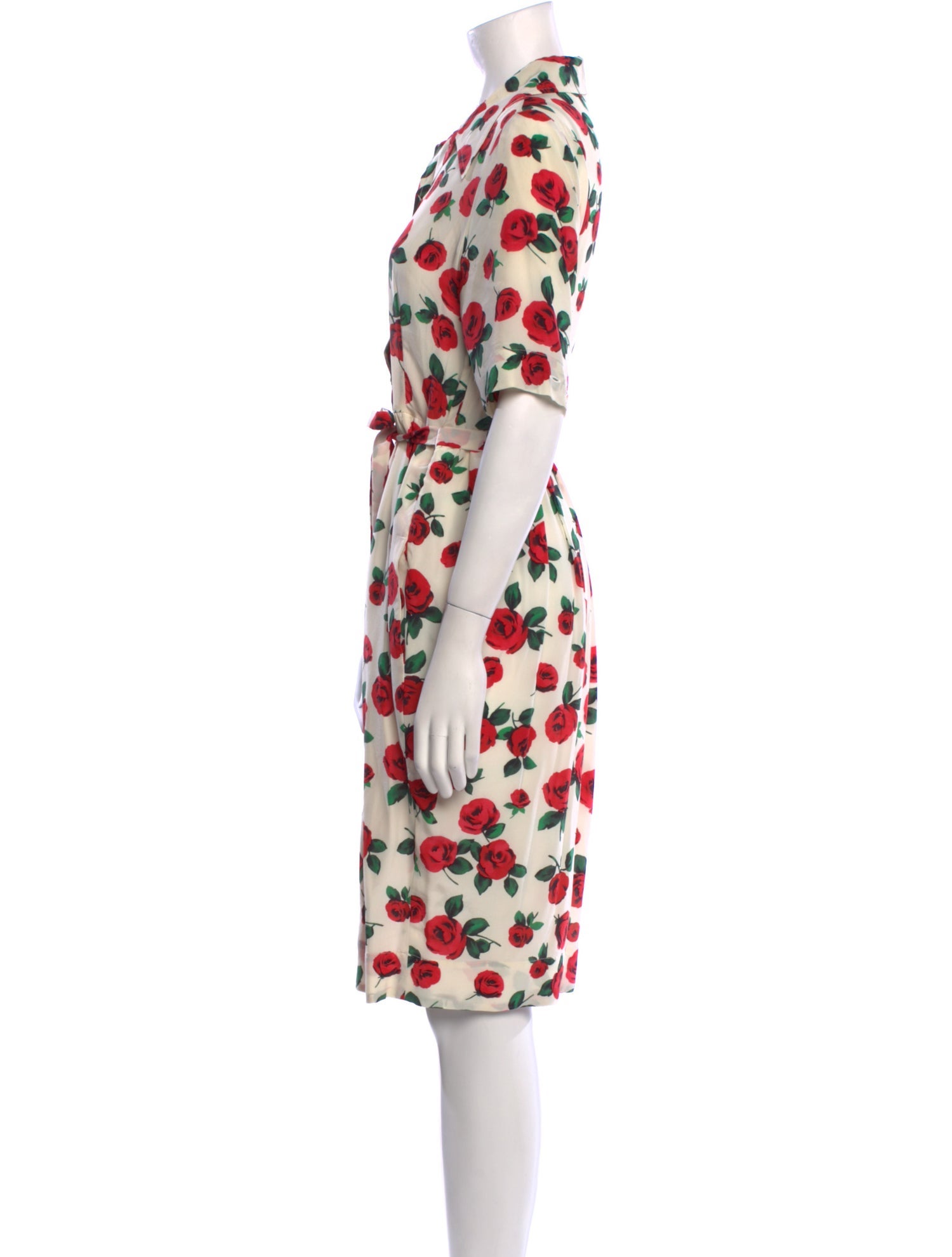 Moschino Floral Print Knee-Length Dress