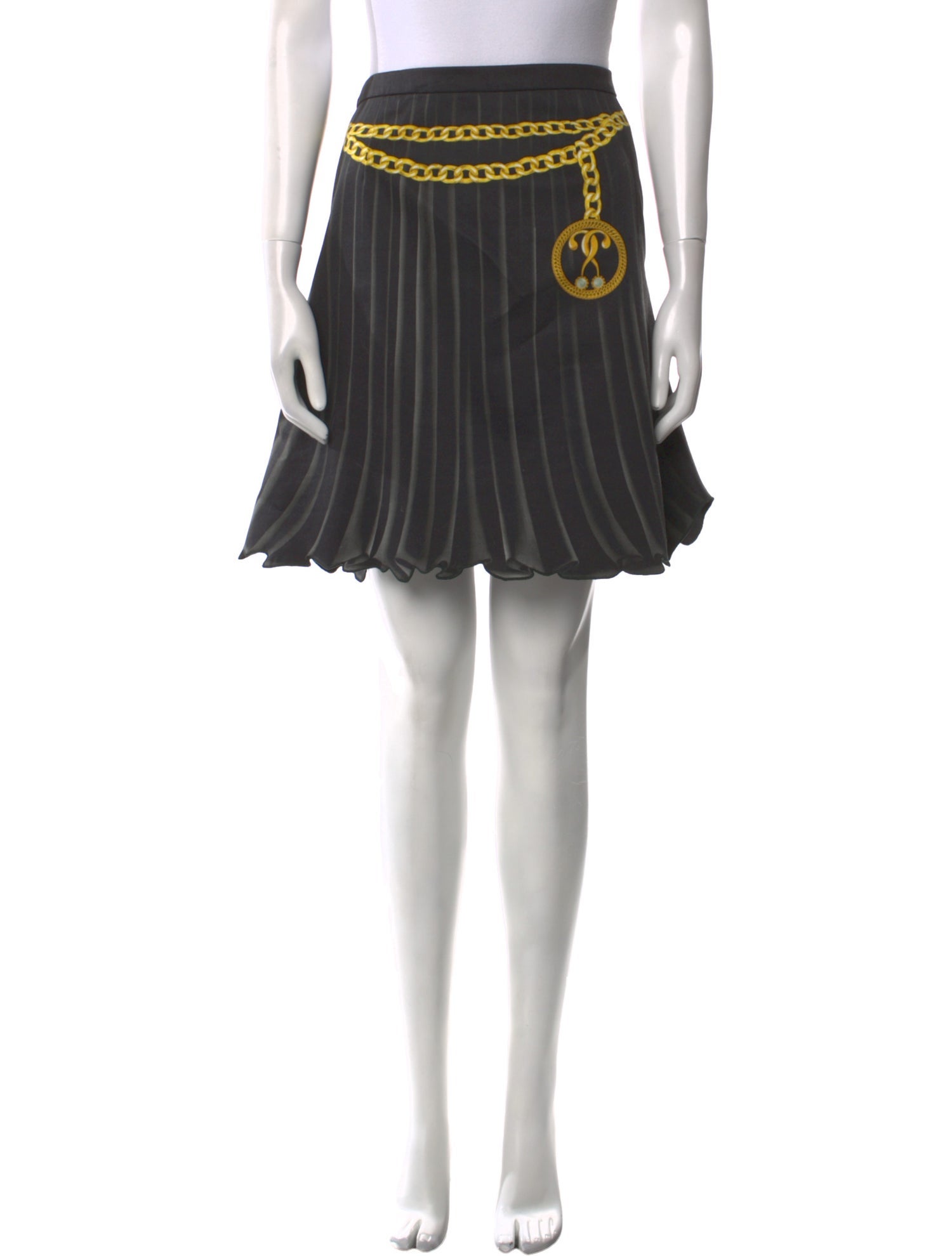 Moschino Couture Striped Mini Skirt