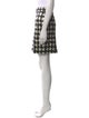 Moschino Houndstooth Print Mini Skirt