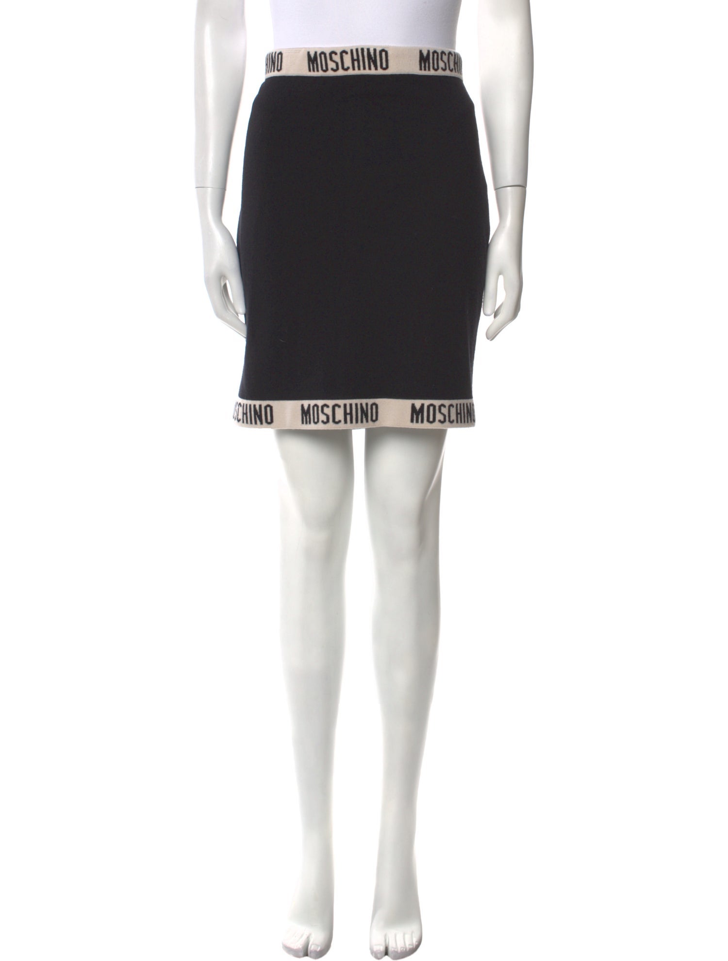 Moschino Virgin Wool Mini Skirt
