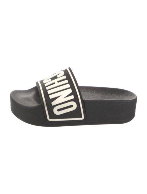Moschino Rubber Printed Slides