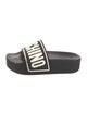Moschino Rubber Printed Slides