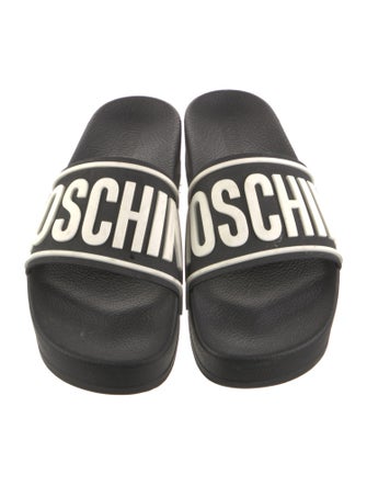 Moschino Rubber Printed Slides