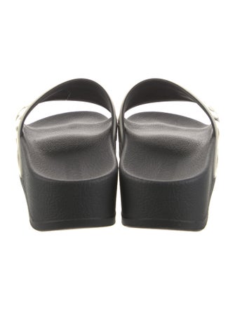 Moschino Rubber Printed Slides