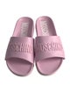 Moschino Leather Slides