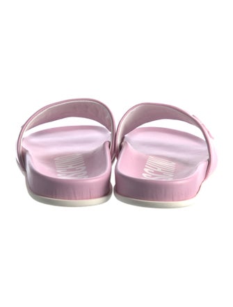 Moschino Leather Slides