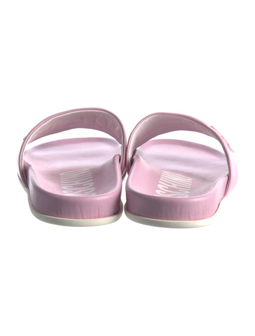 Moschino Leather Slides