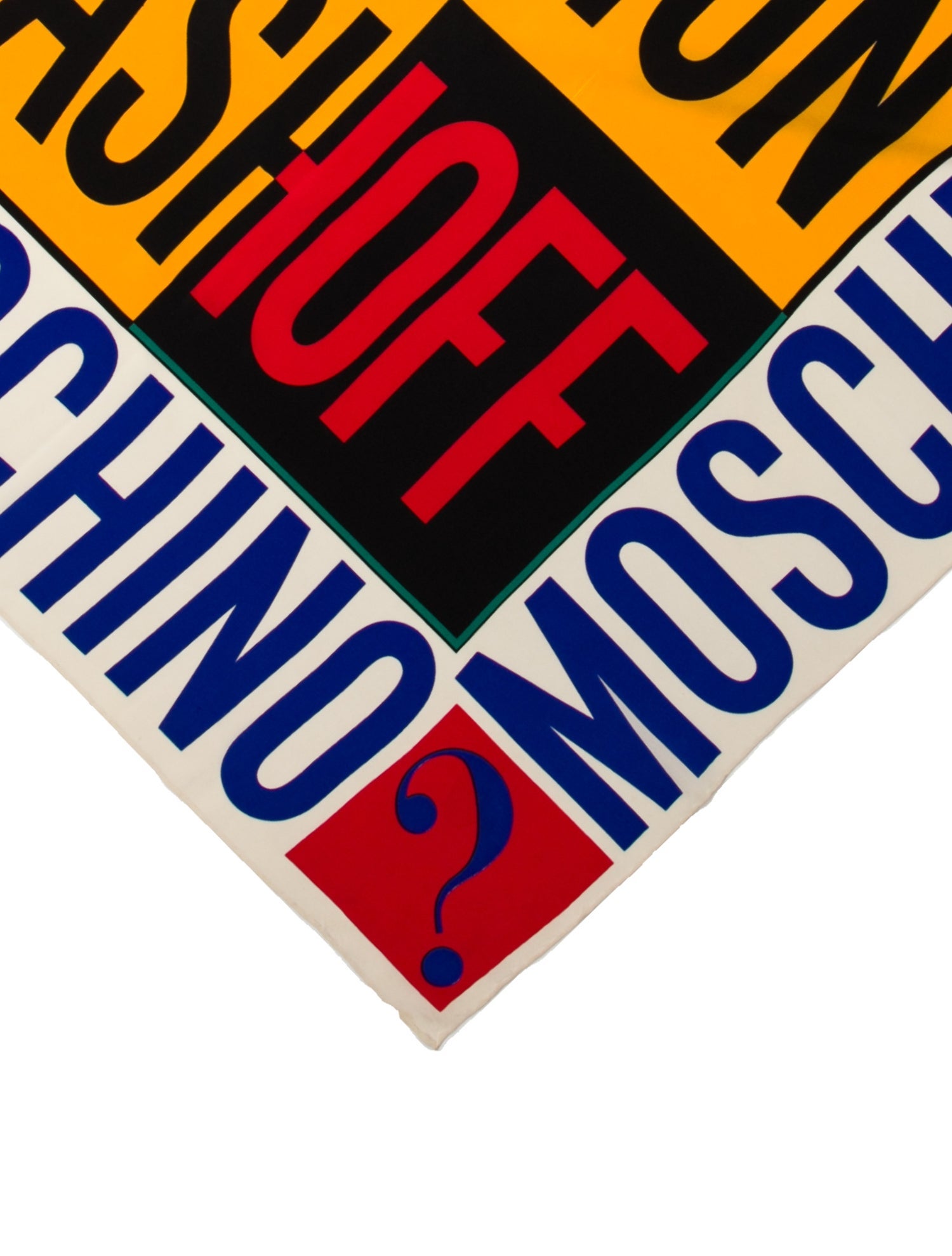 Moschino Silk Printed Scarf