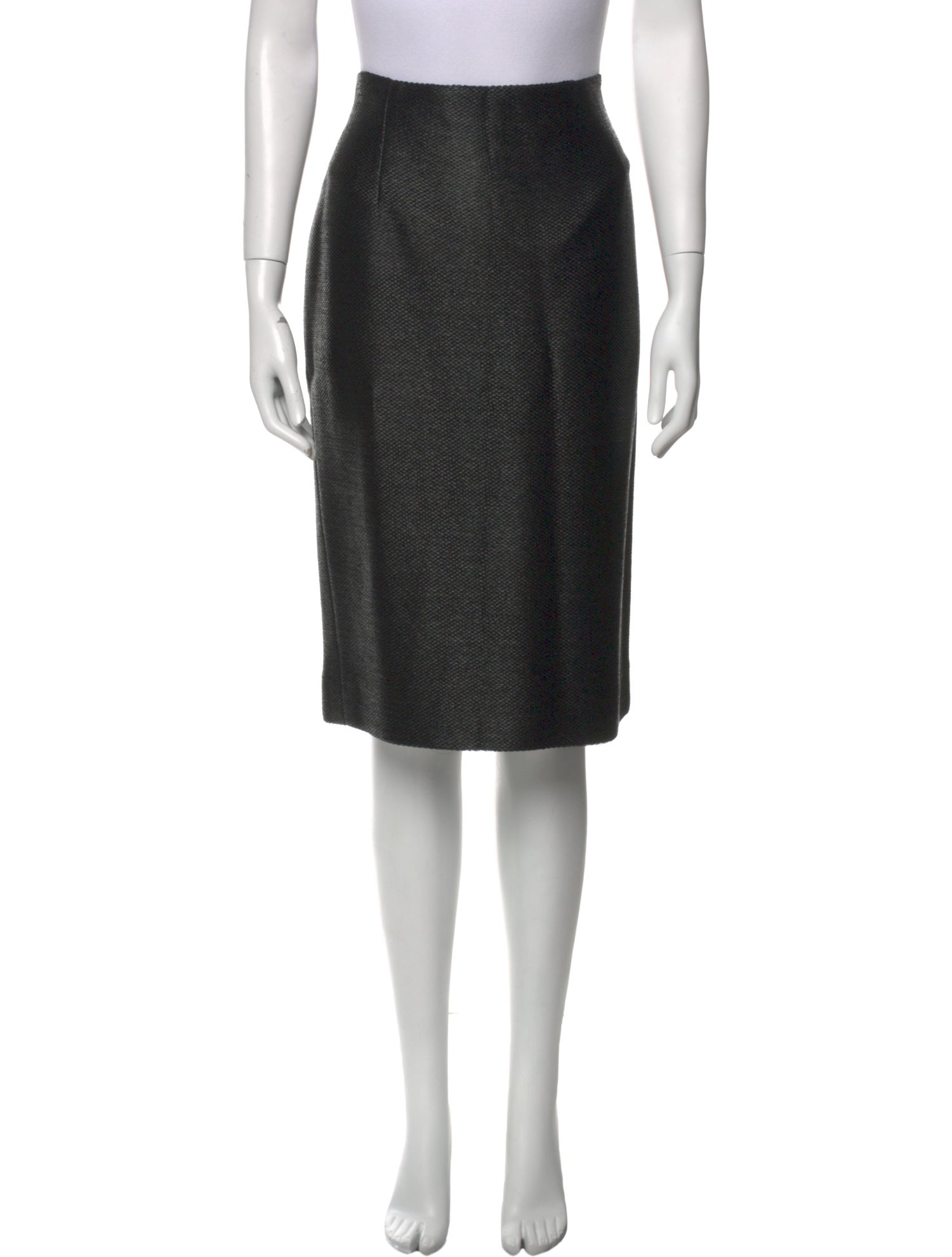 Moschino Pleated Accents Knee-Length Skirt