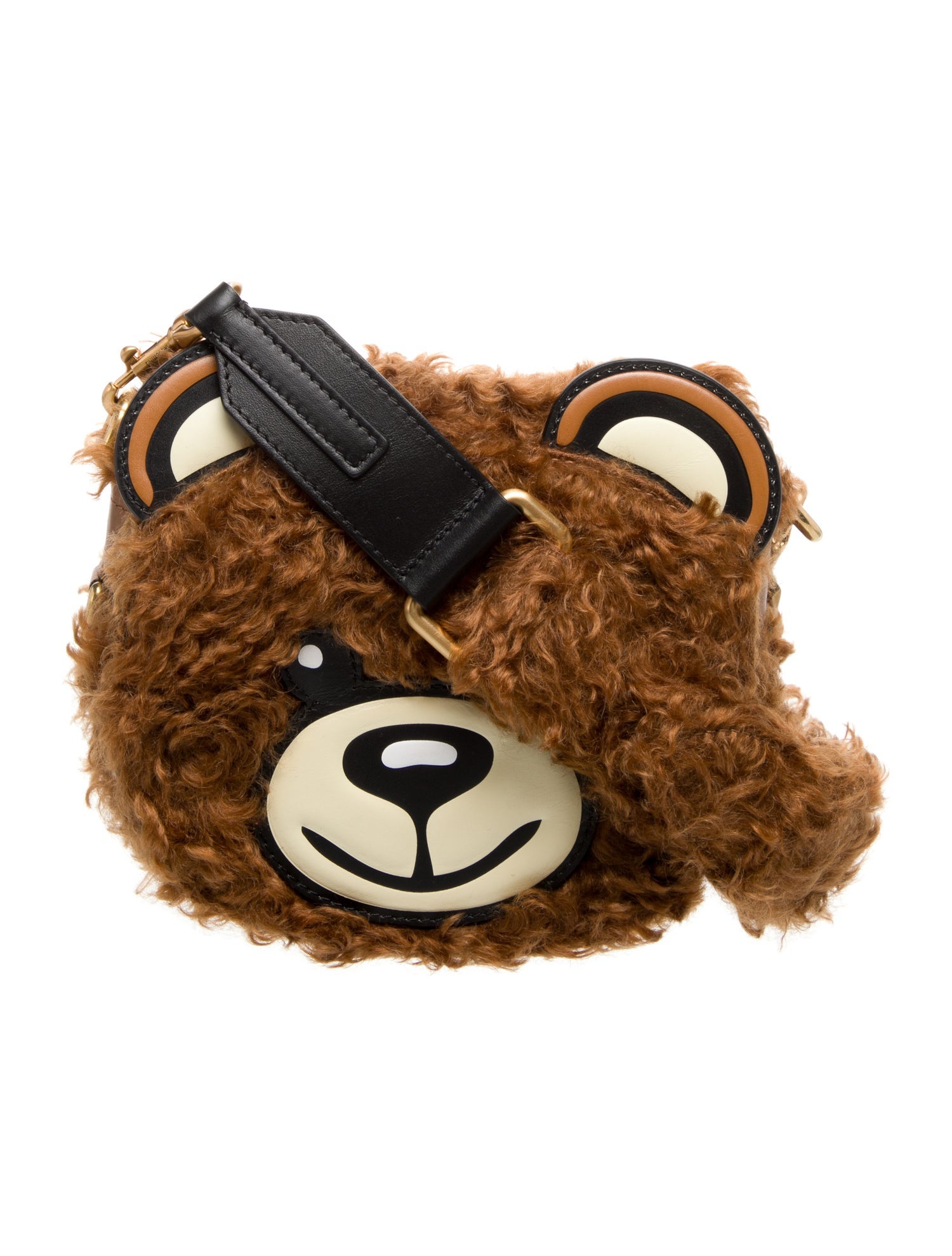 Moschino Faux Fur Messenger Bag