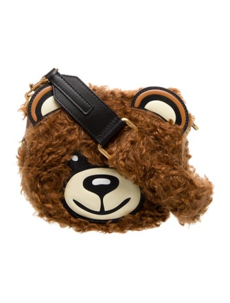 Moschino Faux Fur Messenger Bag