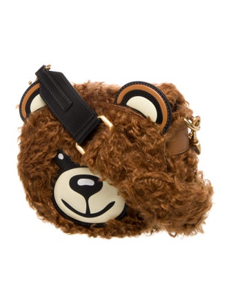 Moschino Faux Fur Messenger Bag