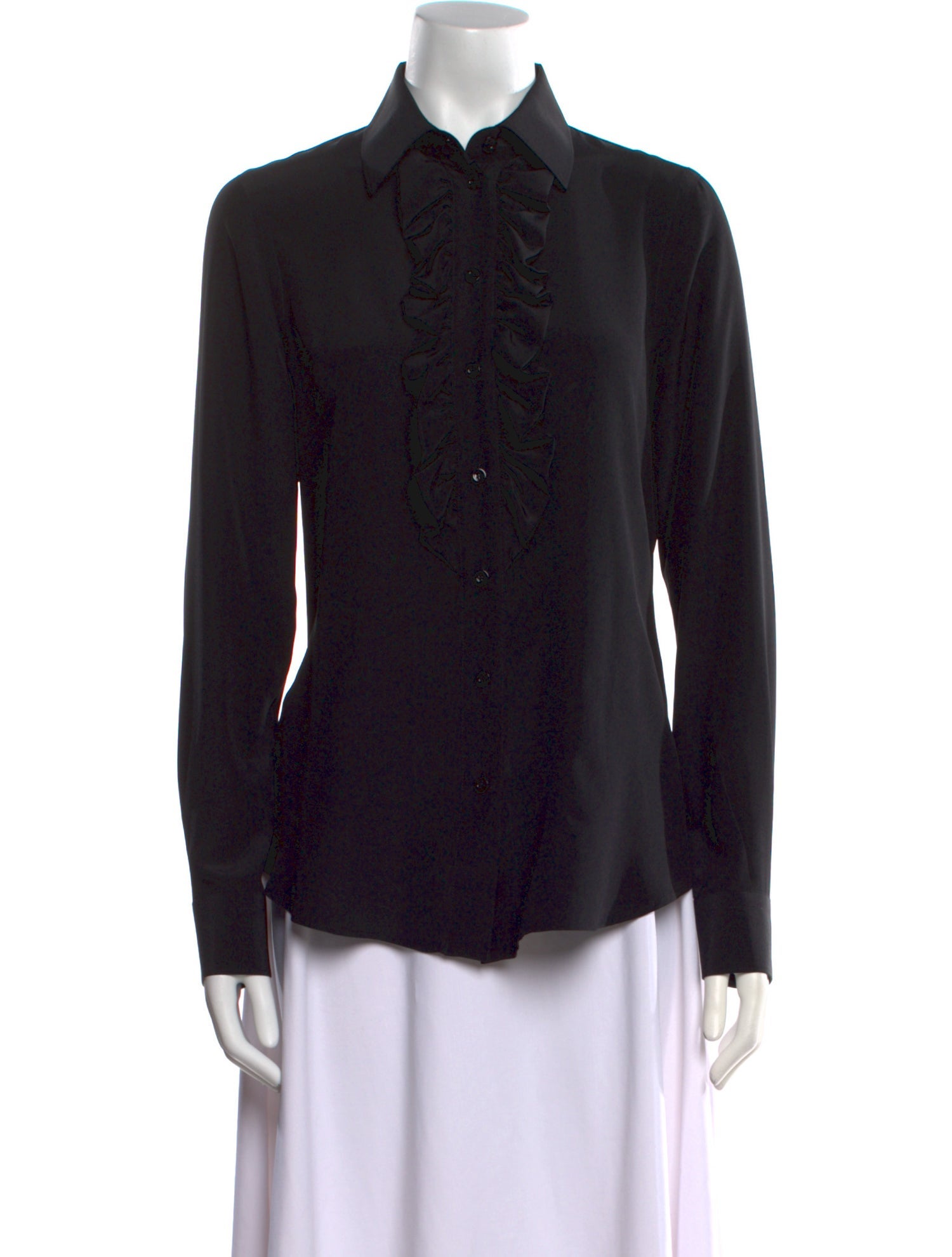 Moschino Long Sleeve Button-Up Top